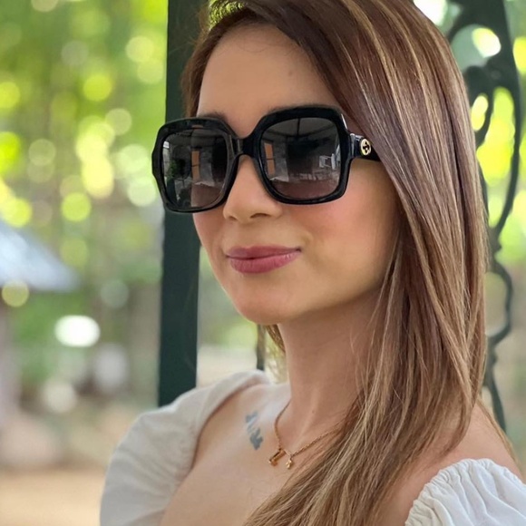 NWT GUCCI GG0036SN 001 Sunglasses